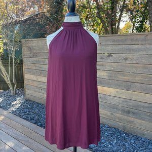 NWT Women's High Neck Halter Short Dress Size Small